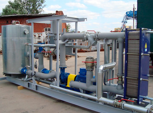 Установка разогрева и верхнего слива нефти (УРСН)