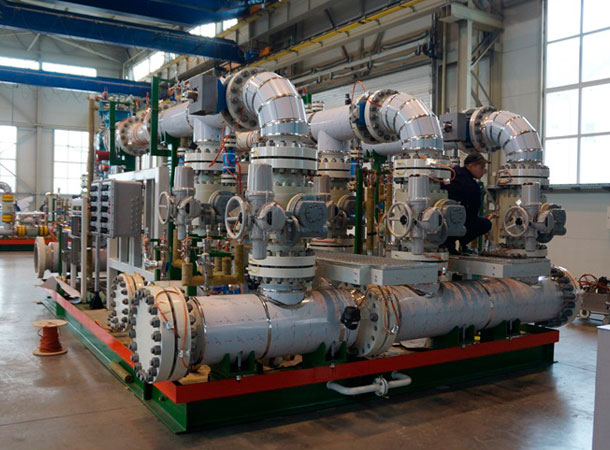 Технологический комплекс системы измерения количества нефти