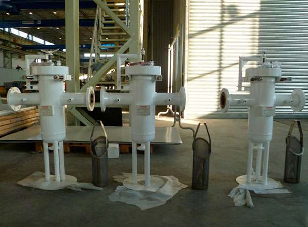 Фильтры сварные однокорзинчатые вертикального исполнения